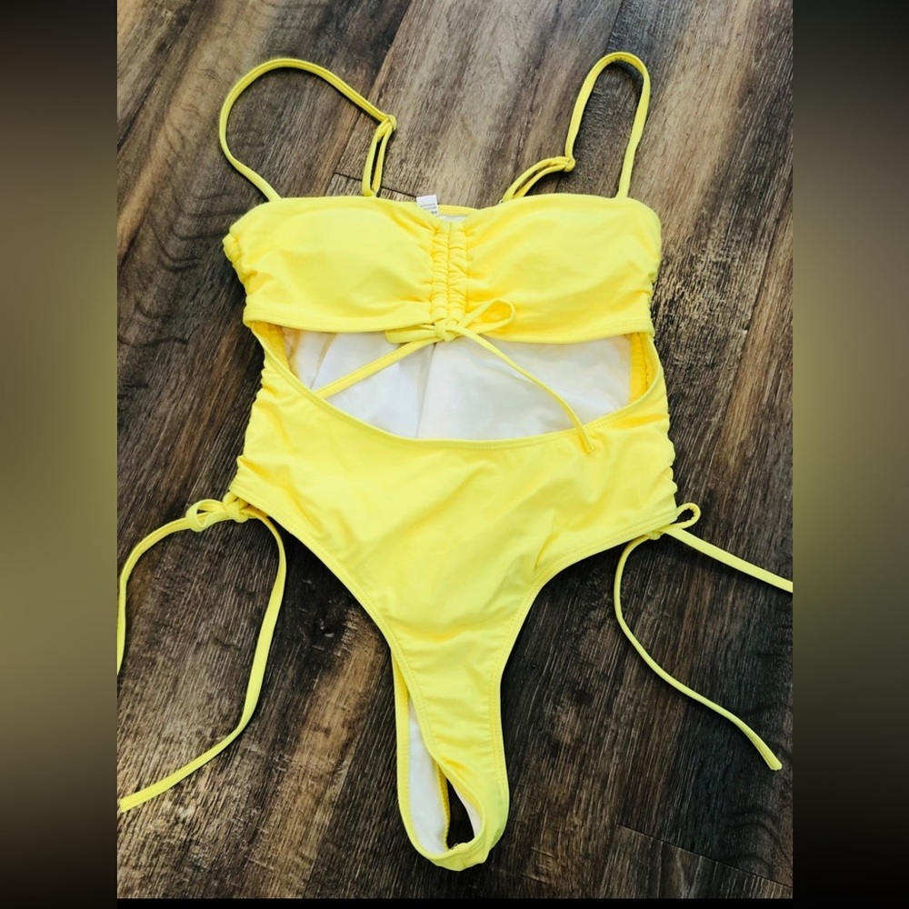 One Piece Cut Out Swimsuit size LARGE